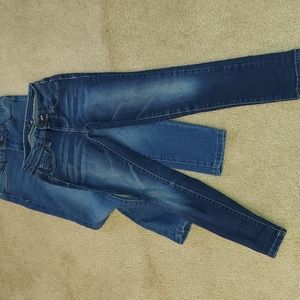 2 pairs of girls jeans. SOLD. THESE AREN'T SHOWING SOLD FOR SOME REASON.